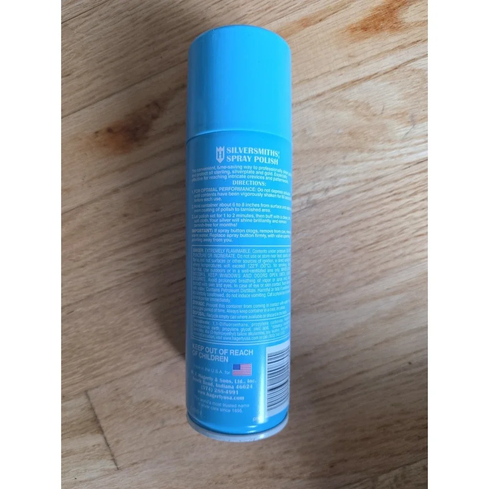 Hagerty Silversmiths' 8.5 Oz. Spray Polish W/R22 Tarnish Preventative